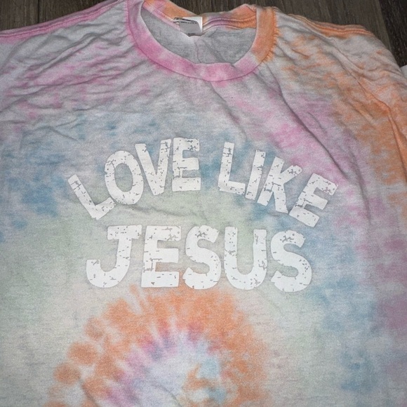 Tie-Dye 'Love Like Jesus' T-Shirt - Picture 2 of 3